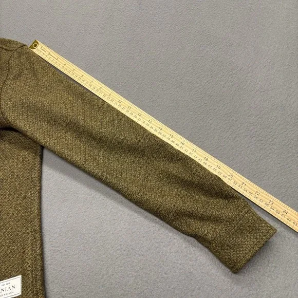 Anian Women's Berlino Button Up Overshirt Recycled Wool Blend Made in Canada S - Picture 8 of 11